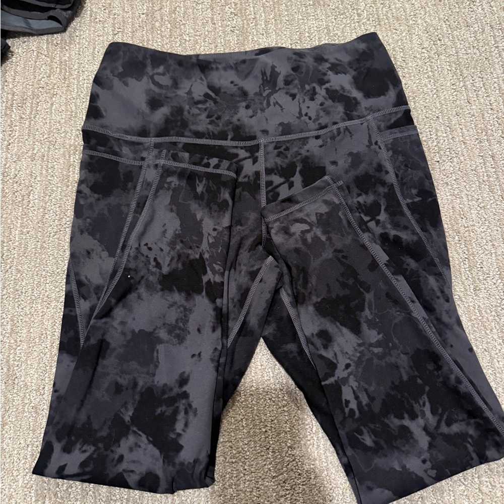 Danskin Black Tie-Dye Leggings